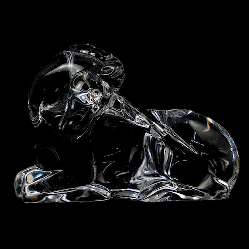 BACCARAT CRYSTAL UNICORN FIGURINEDESCRIPTION: