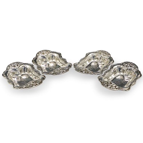  4 PC SET STERLING SILVER NUT 3930f1