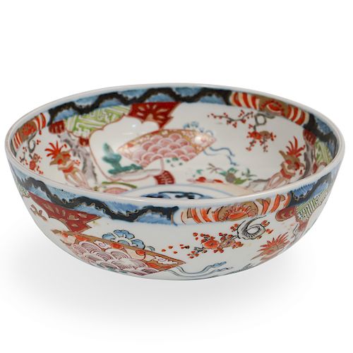 JAPANESE IMARI PORCELAIN BOWLDESCRIPTION  393114