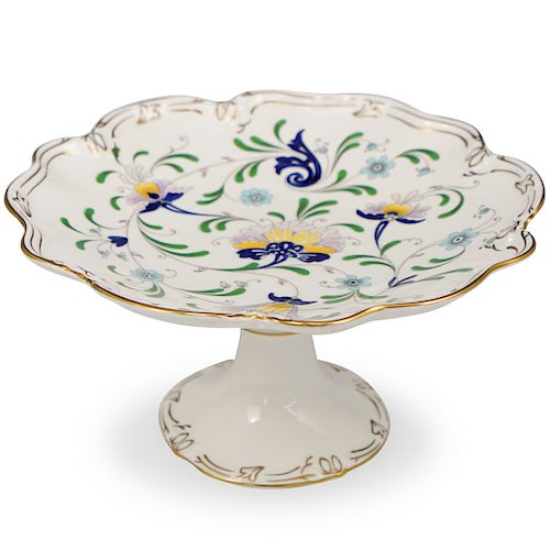 COALPORT PORCELAIN CAKE DISHDESCRIPTION: