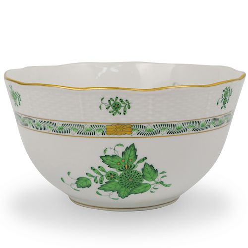 HEREND CHINESE BOUQUET BOWLDESCRIPTION: