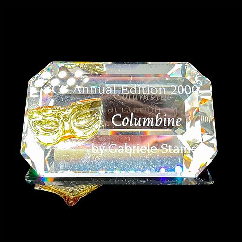 SWAROVSKI SCS CRYSTAL PLAQUE COLUMBINEThis 393150