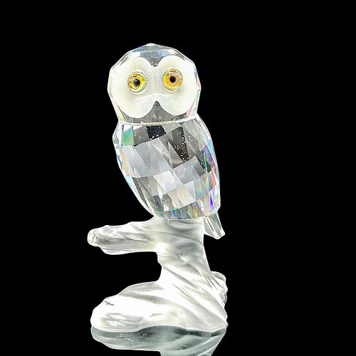 OWL ON BRANCH - SWAROVSKI CRYSTAL