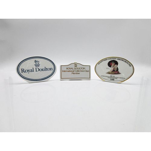 3PC GROUPING OF ROYAL DOULTON ADVERTISING 39333f