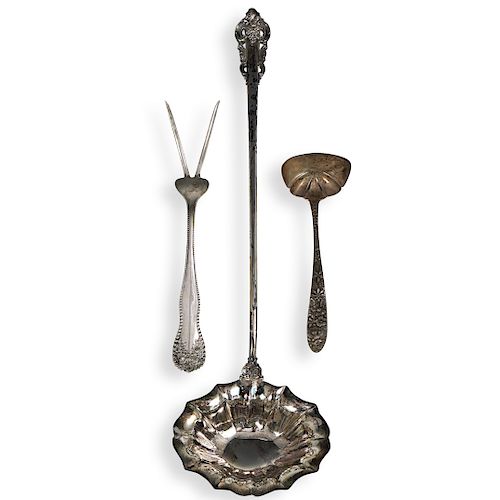 (3 PC) STERLING SILVER UTENSILSDESCRIPTION: