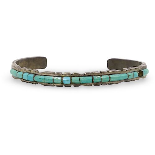 NAVAJO ZUNI STERLING AND TURQUOISE 393423
