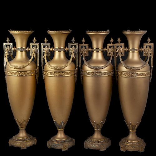  4 ANTIQUE FRENCH MIXED METAL 393488