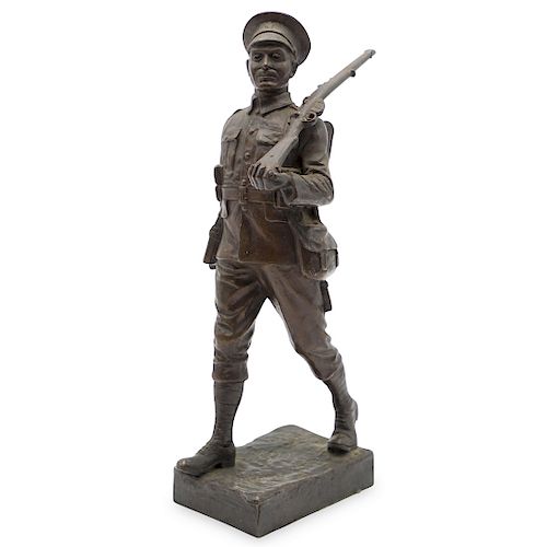 MARCHING SOLDIER BRONZEDESCRIPTION: