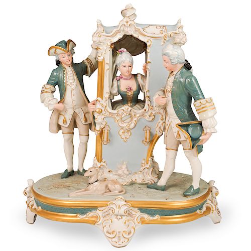 ROYAL DUX PORCELAIN FIGURAL GROUPDESCRIPTION  393502