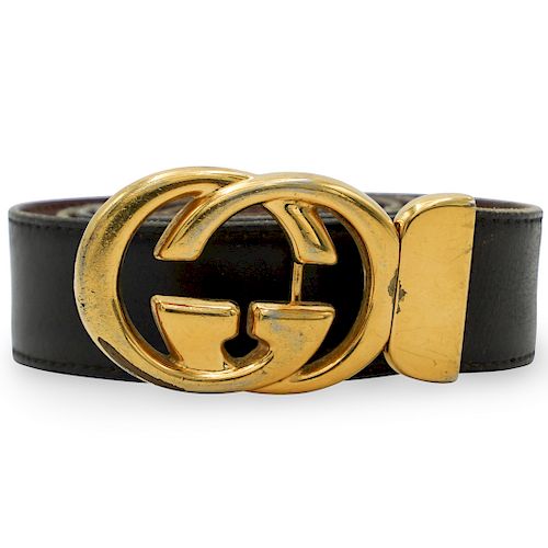 VINTAGE GUCCI LEATHER BELTDESCRIPTION: