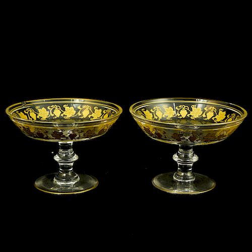 (2 PC) VAL ST. LAMBERT CRYSTAL