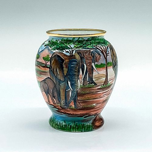 MOORCROFT ENAMEL MINIATURE VASE  393621