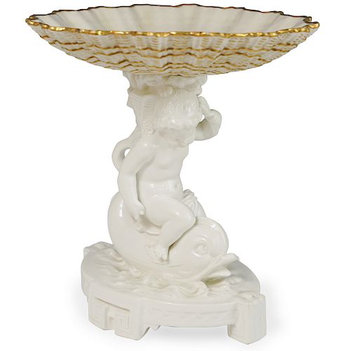 CONTINENTAL FIGURAL PORCELAIN CAMPOTEDESCRIPTION  393632