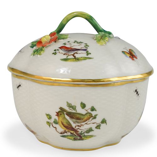 DRESDEN PORCELAIN LIDDED JARDESCRIPTION: