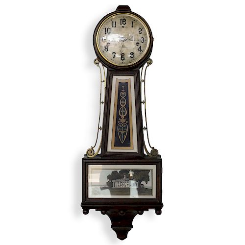 NEW HAVEN BANJO WALL CLOCKDESCRIPTION  3936f0