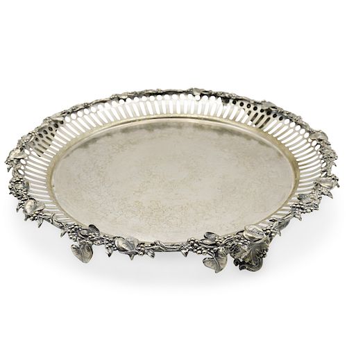 LARGE CONTINENTAL SILVERPLATED