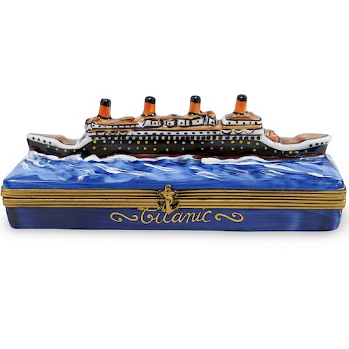 LA GLORIETTE LIMOGES TITANIC BOXDESCRIPTION: