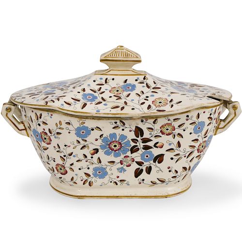 ANTIQUE ENGLISH PORCELAIN TUREENDESCRIPTION  393866