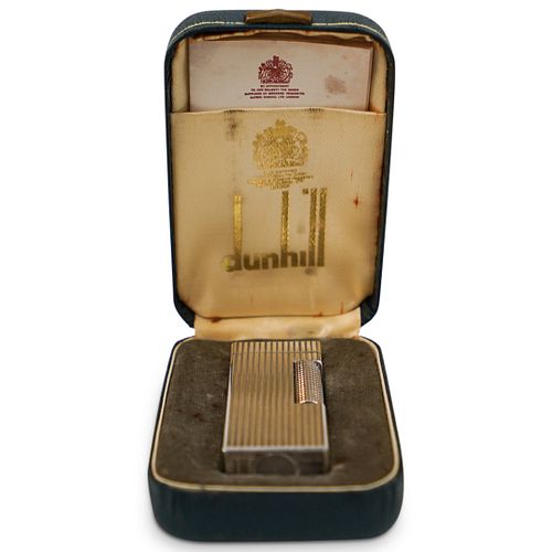 VINTAGE SILVER PLATED DUNHILL LIGHTERDESCRIPTION: