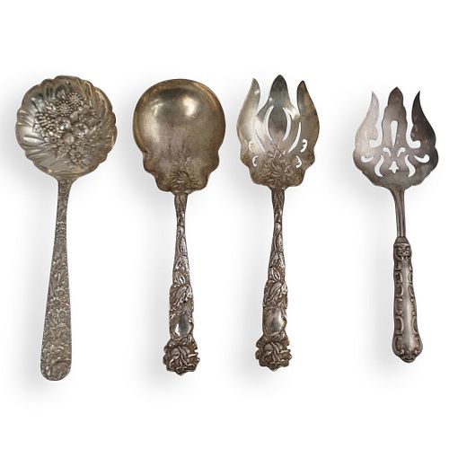  4 PC STERLING SILVER SERVING 391188