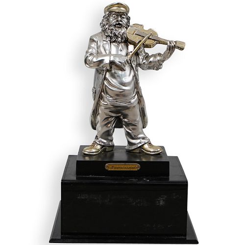 JUDAICA SILVER TONED VIOLINIST