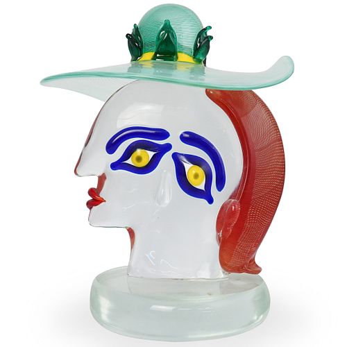 GIULIANO TOSI MURANO FACE SCULPTUREDESCRIPTION  391329