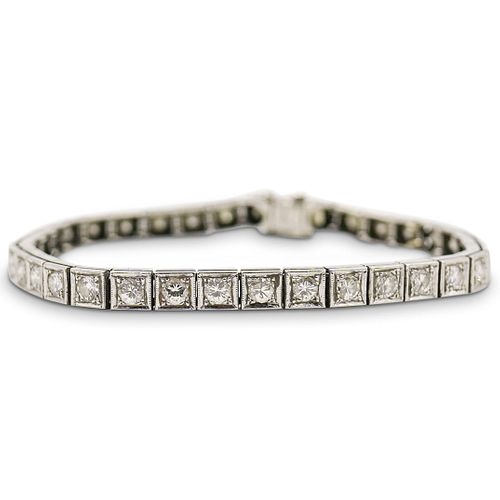 ART DECO PLATINUM AND DIAMOND TENNIS 391343