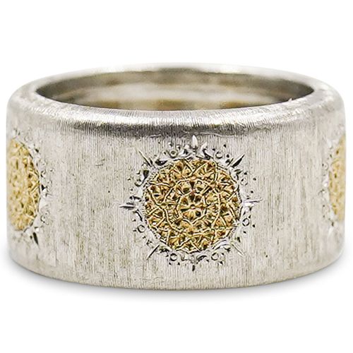 BUCCELLATI 18K GOLD AND STERLING 39134a