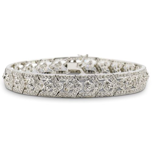 14K GOLD & DIAMOND BRACELETDESCRIPTION: