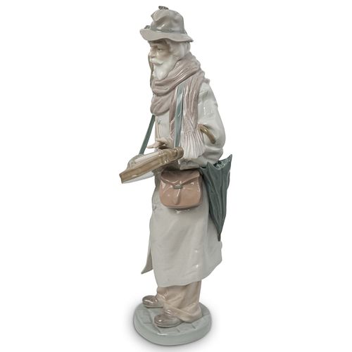 LLADRO " OLD MAN AND MONKEY" PORCELAIN