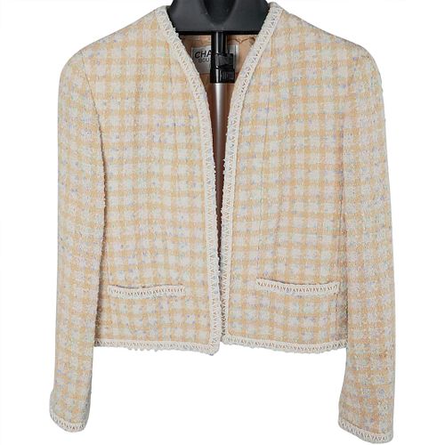 CHANEL BOUTIQUE TWEED JACKET BLAZERDESCRIPTION  3914a9