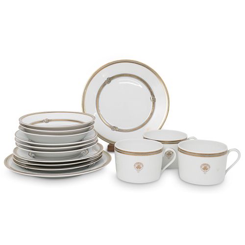  14 PC CHRISTOFLE PORCELAIN SETDESCRIPTION  3914c5