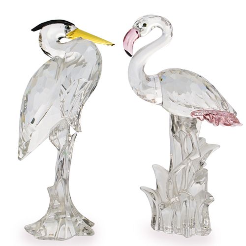 PAIR OF SWAROVSKI CRYSTAL FIGURINESDESCRIPTION  39151b