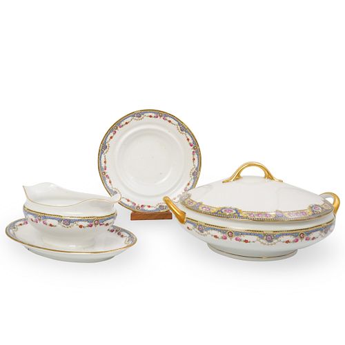  3 PC 19TH CT PORCELAIN SETDESCRIPTION  39156e