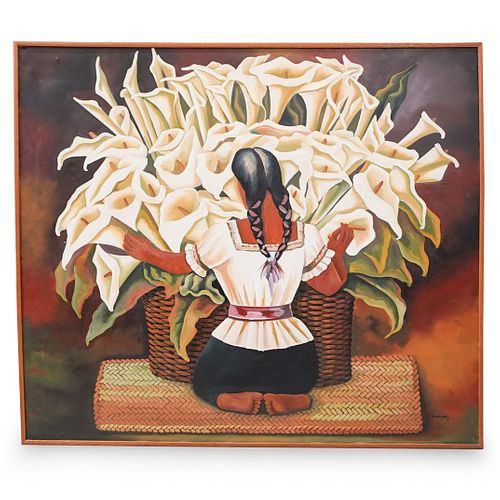 AFTER DIEGO RIVERA OIL ON CANVASDESCRIPTION: