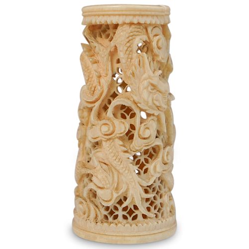CHINESE CARVED BONE BASEDESCRIPTION  391658