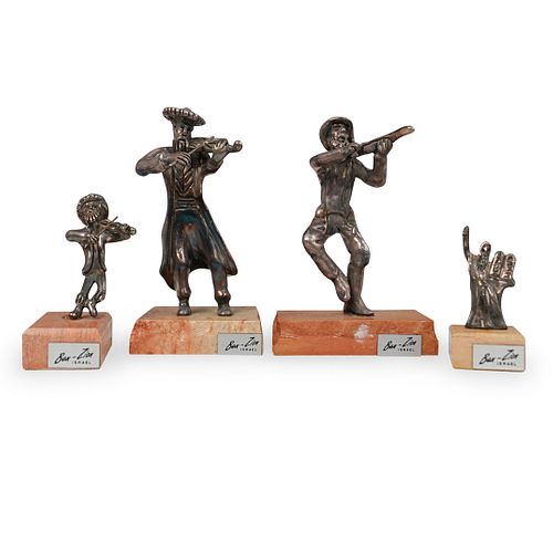  4PCS BEN ZION 1897 1987 FIGURINESDESCRIPTION  3916d9