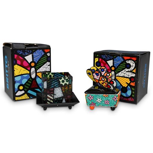 (2 PC) ROMERO BRITTO TABLE ARTICLESDESCRIPTION: