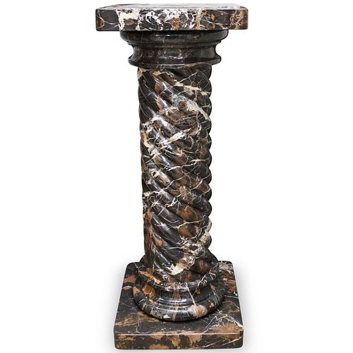 PORTORO VEINED MARBLE PEDESTALDESCRIPTION  391746