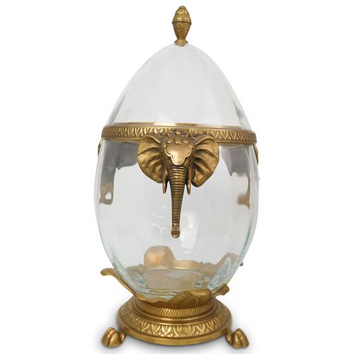 CASTILIAN IMPORTS CRYSTAL AND BRASS 3917d4