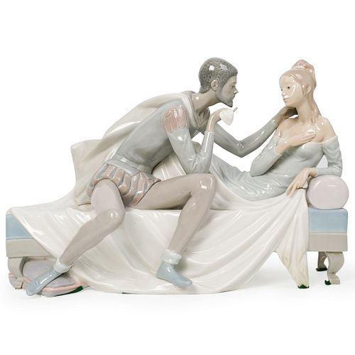 LLADRO OTHELLO AND DESDEMONA PORCELAIN