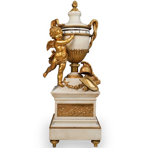 19TH CENT FRENCH MARBLE ORMOLU 3917e7