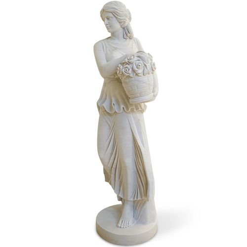 ITALIAN GRECO ROMAN FIGURAL MARBLE 39182a