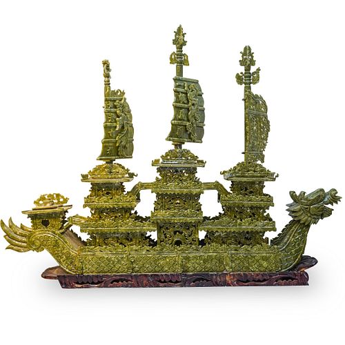 CHINESE FAUX JADE PALACE BOATDESCRIPTION  3918b8