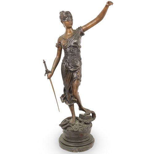 LADY OF JUSTICE BRONZEDESCRIPTION: