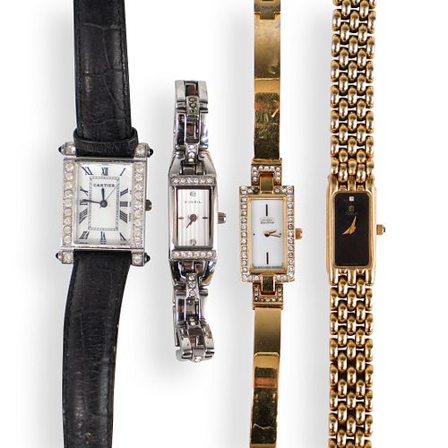 (4 PC) COLLECTION OF VINTAGE WATCHESDESCRIPTION: