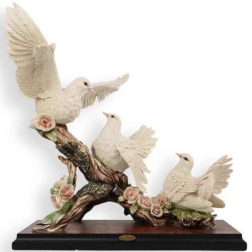 GIUSEPPE ARMANI THREE DOVES PORCELAIN 39193c