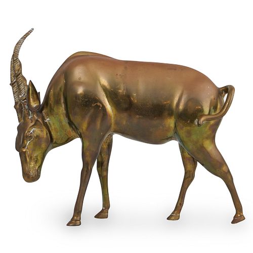 BRONZE ANTELOPE STATUEDESCRIPTION  391953