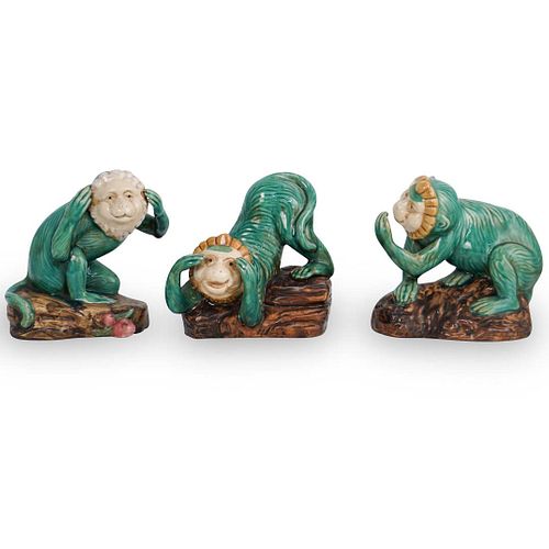 (3 PC) CHINESE MONKEY FIGURINESDESCRIPTION: