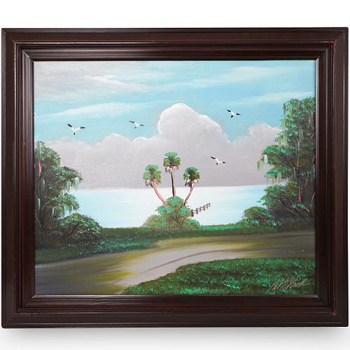 FLORIDA HIGHWAYMEN PAINTING BY 391a21